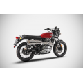 ZARD Full Exhaust "FLAT TRACK" for Royal Enfield Continental GT / Interceptor (2019+)